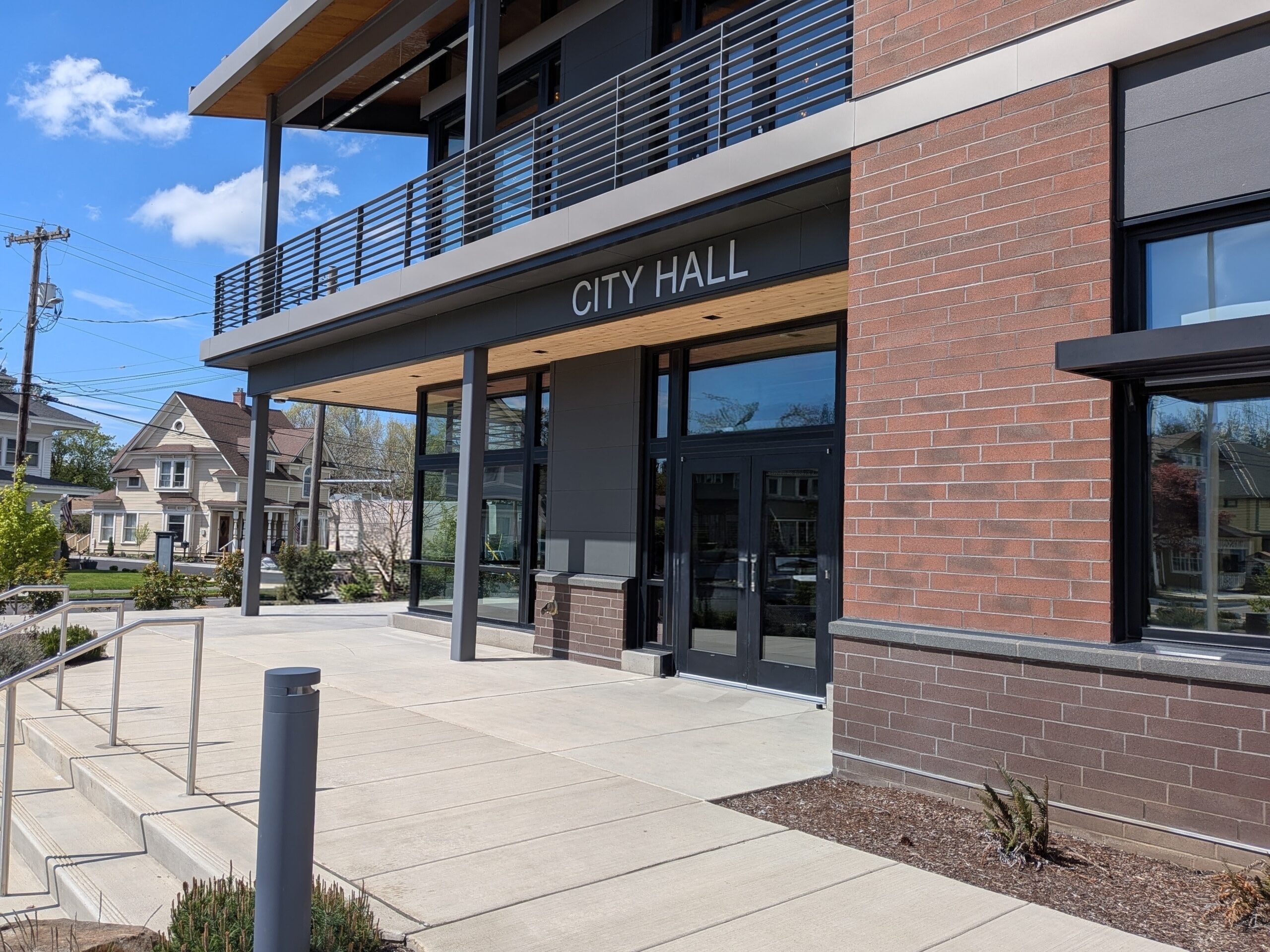 City hall building exterior